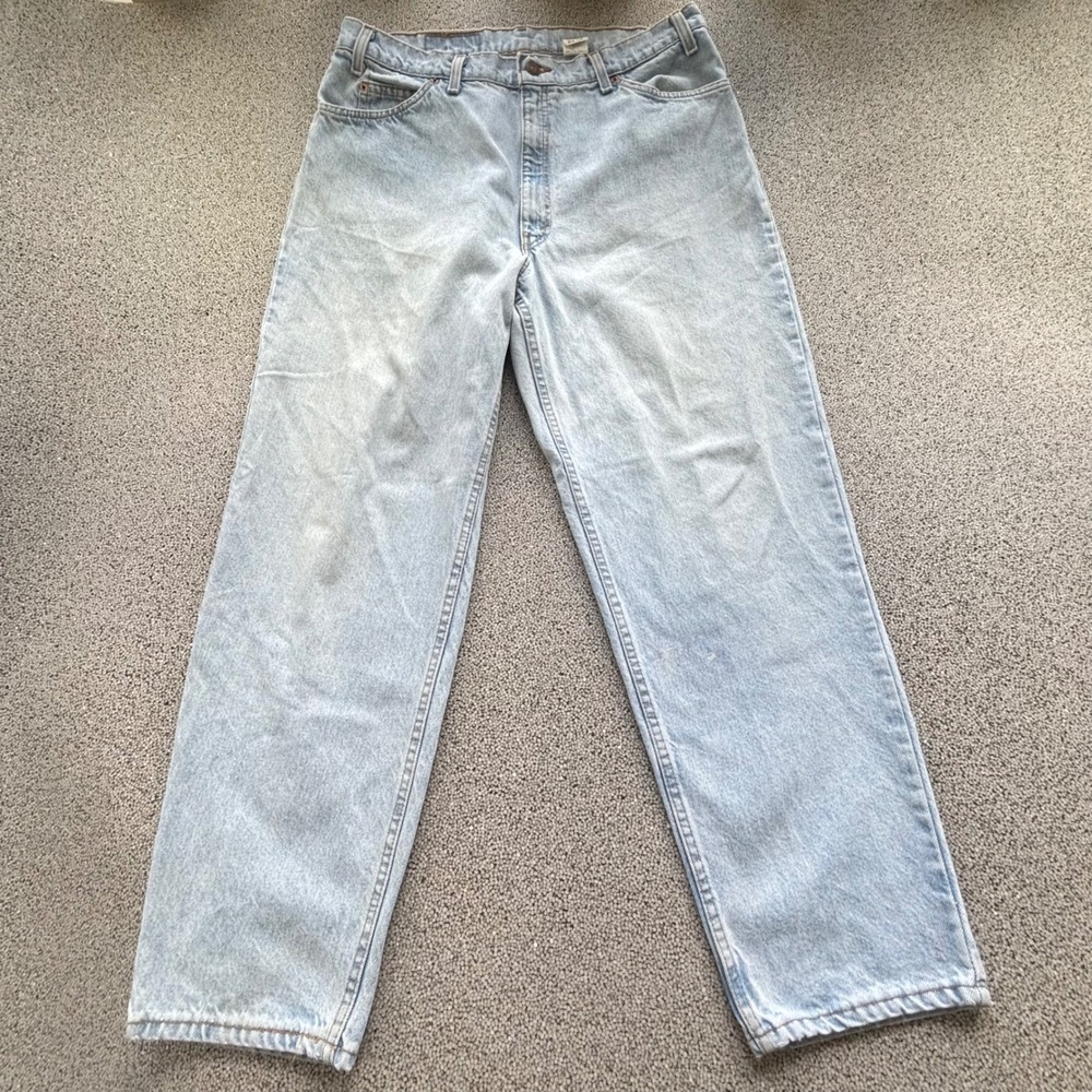 Levi's Vintage‎ 90s 560 Loose Tapered Fit Jeans W38 L30 Men's Light Blue Denim